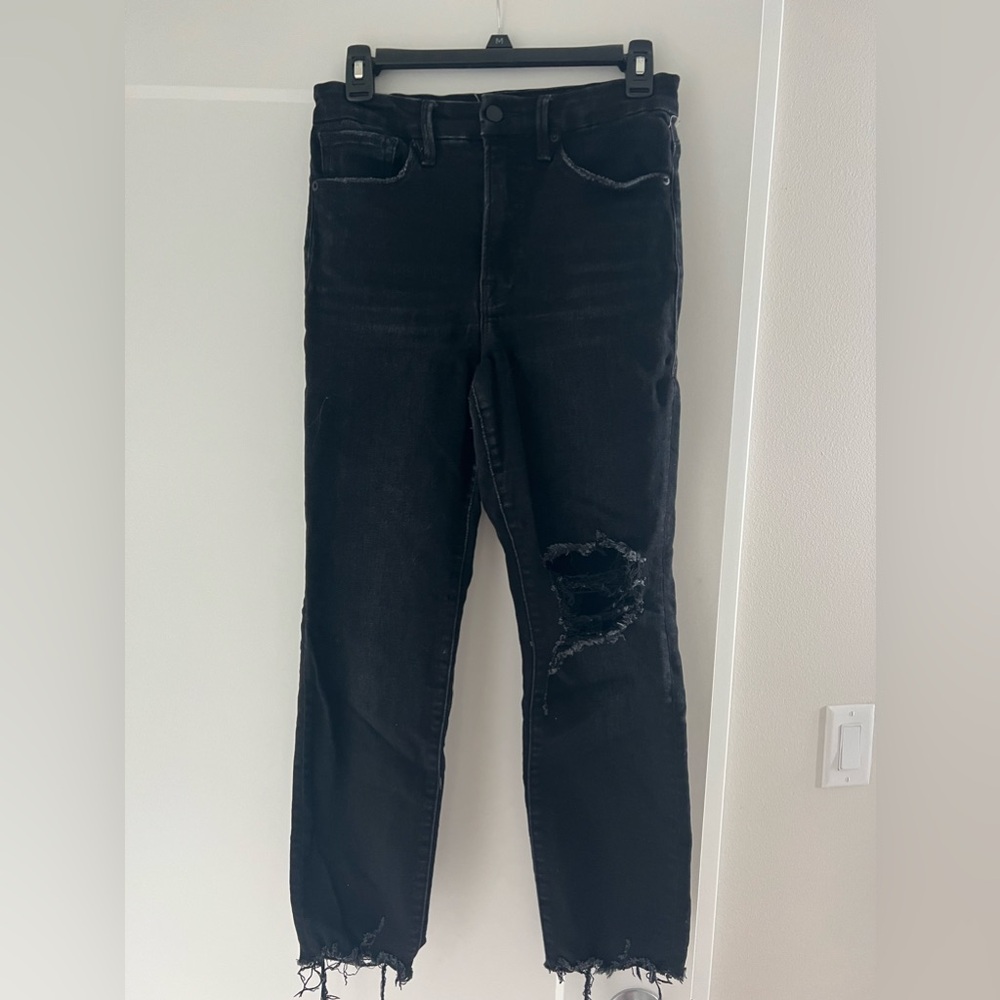 Good American Jeans Distressed Skinny